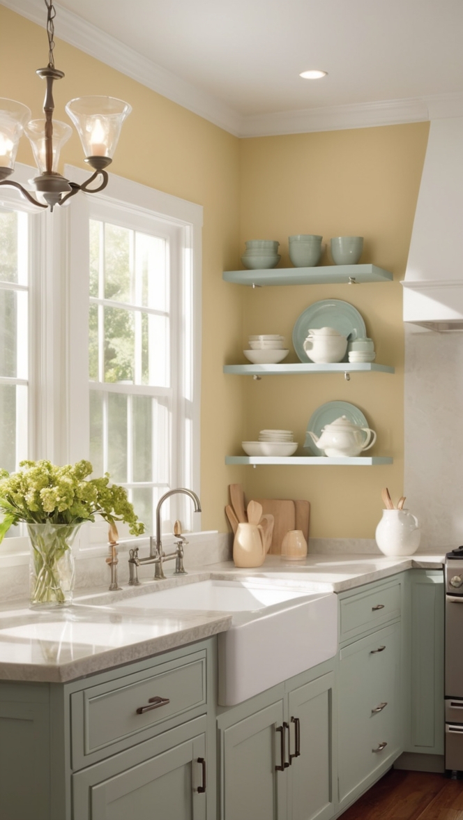 kitchen counter ideas, countertop decoration, kitchen counter styling, countertop accessories, kitchen counter display