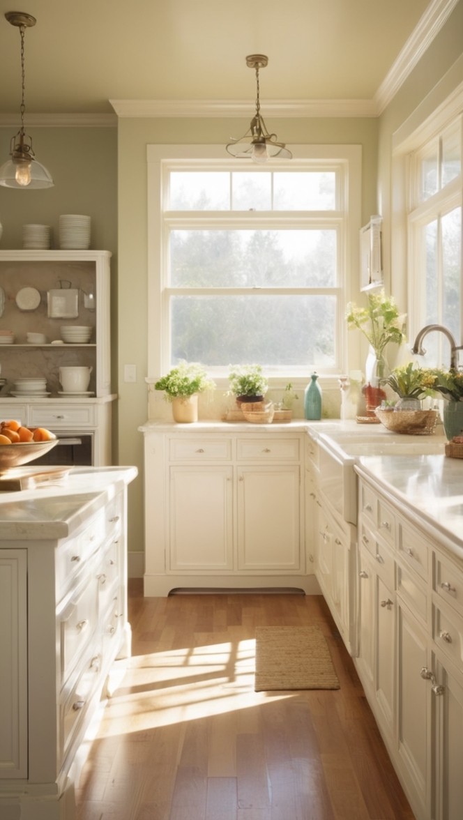 How can I elevate my kitchen counter decor to make it more stylish and functional? ?