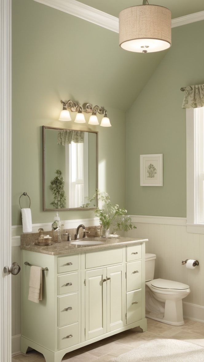 light green bathroom decor, sage green bathroom accessories, light sage green paint, sage green bathroom ideas, light green bathroom tiles