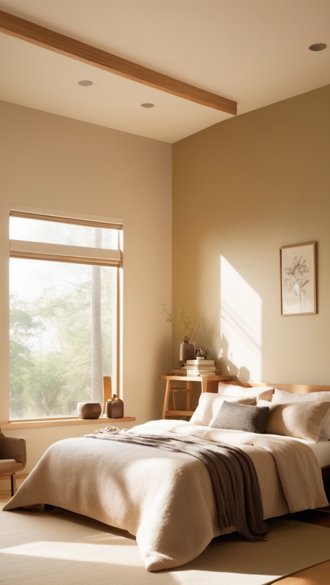 japanese bedroom decor, minimalist bedroom design, zen bedroom ideas, tatami mat bed, feng shui bedroom arrangement