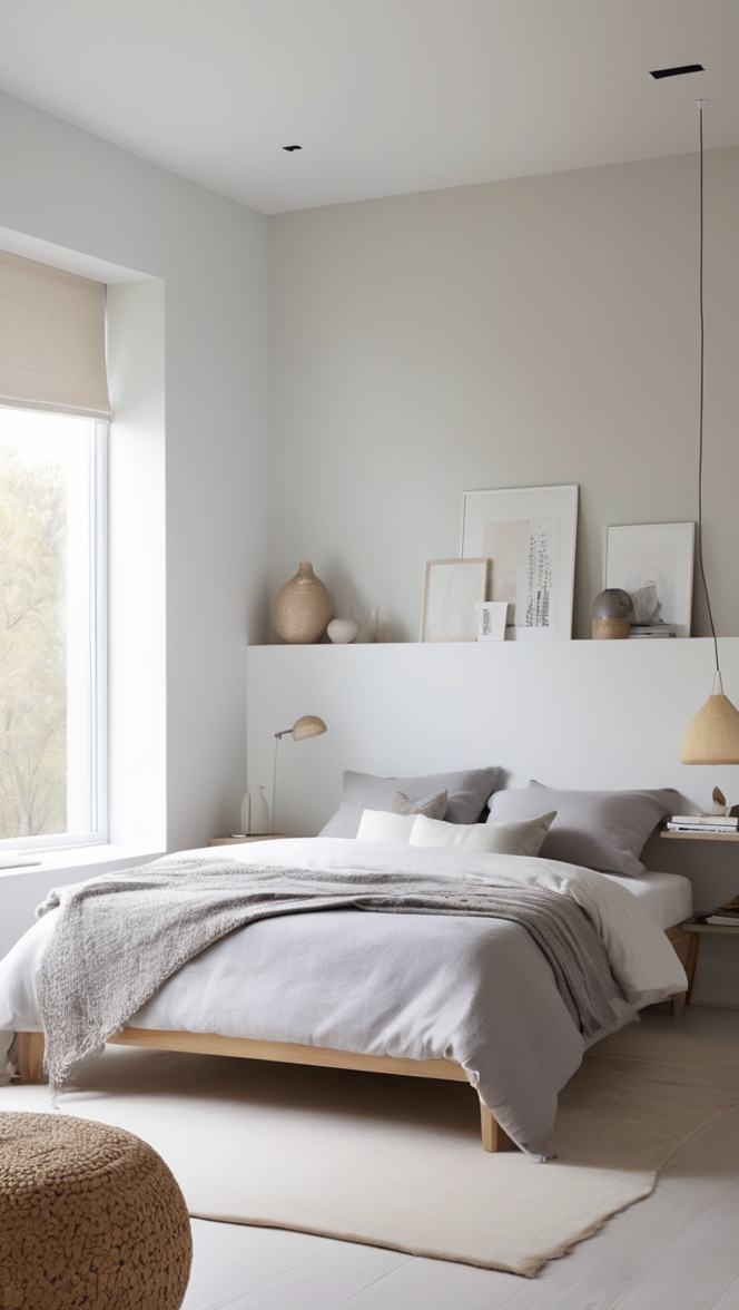 How can I incorporate modern minimalist bedroom design into my home? ?