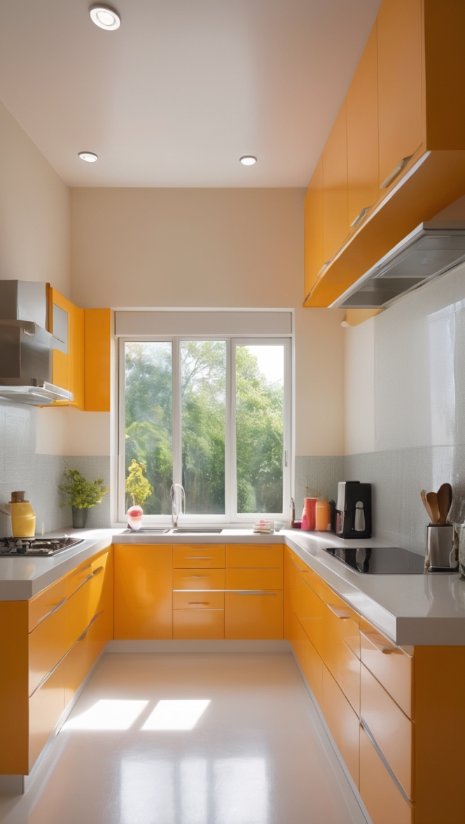 How can I enhance my home with a modern modular kitchen design? ?