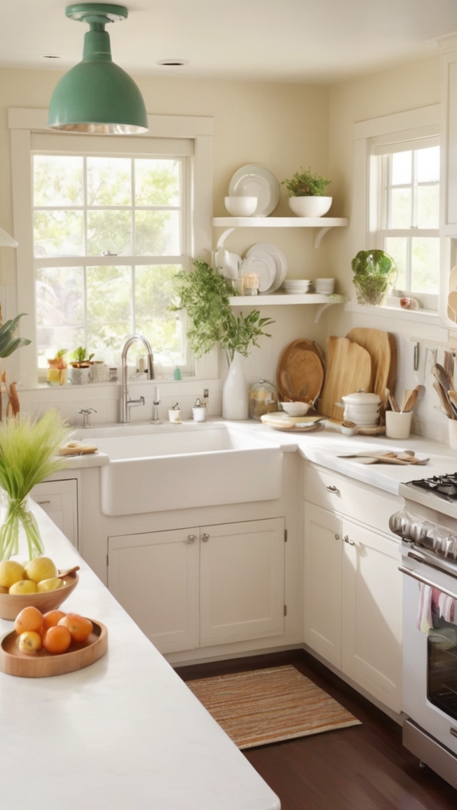 kitchen counter decor ideas, small kitchen organization, kitchen counter styling, modern kitchen decor, minimalist kitchen design