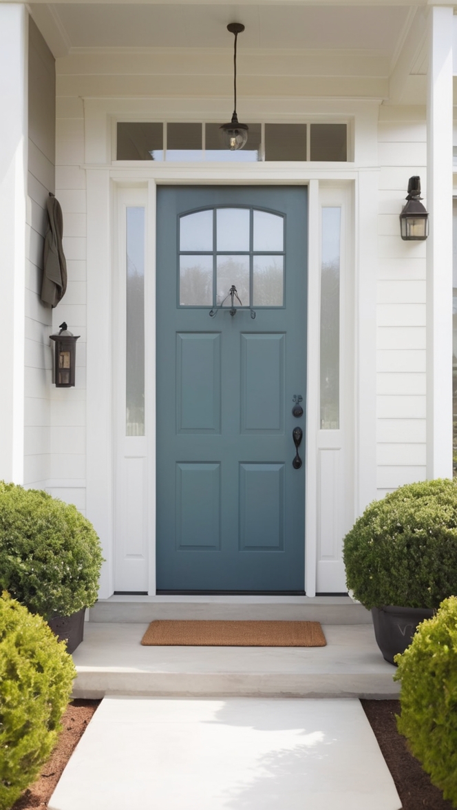 modern white front door, contemporary white front door, sleek white entry door, minimalist white entrance door, elegant white exterior door